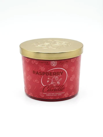 Raspberry 3-Wick Candle 360g