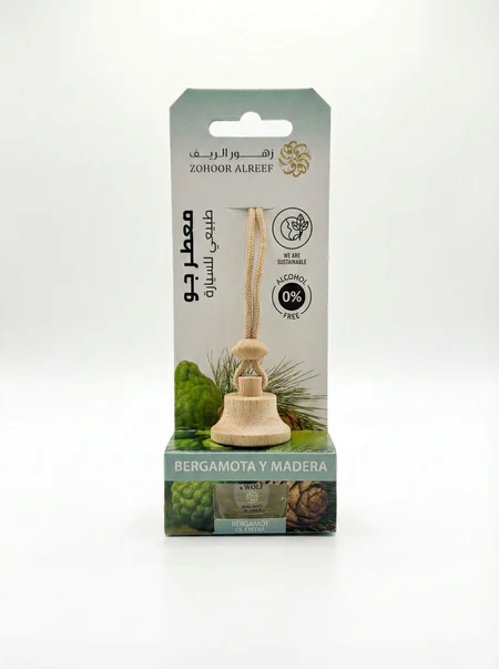 Bergamot & Wood Car Air Freshener 7ml