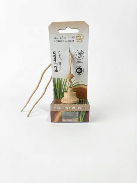 Wood & Vetiver Car Air Freshener 7ml